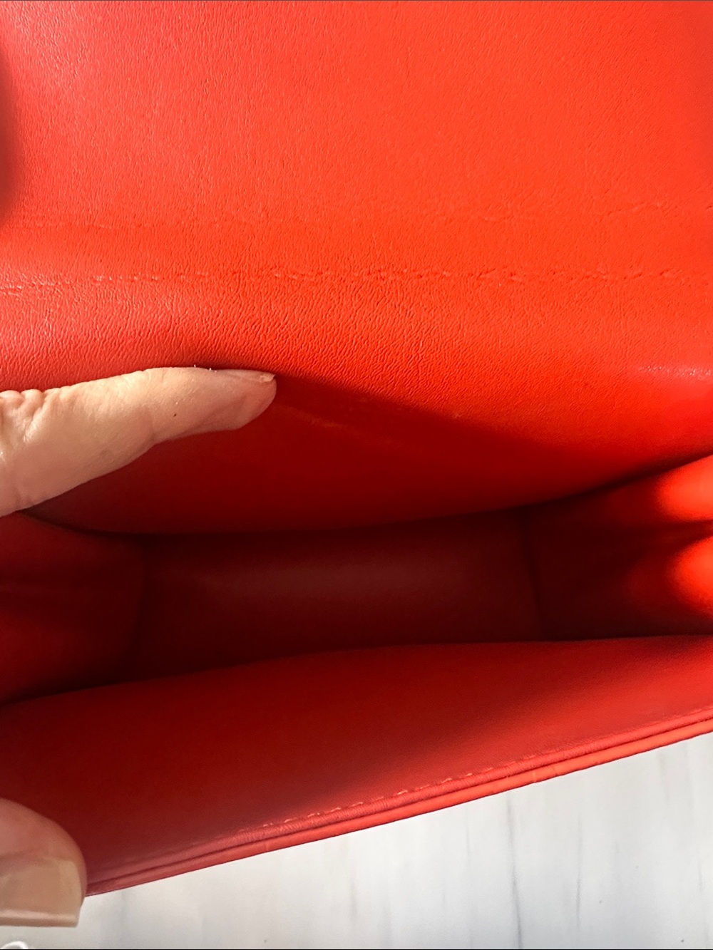 Louis Vuitton Orange-Red Spring Street Vernis Monogram Top Handle Satchel - Picture 7 of 7